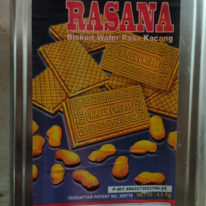 

Wafer rasana kacang 4,5kg