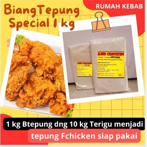 

Tepung Bumbu Ayam Fried Chicken 10 Kg GO-JEK-BT Special 10Kg BY GO_JEK