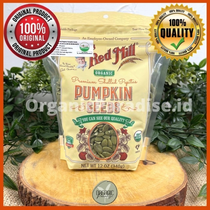 

Bob's Red Mill Organic Pumpkin Seeds 340 gram / Biji Labu Organik