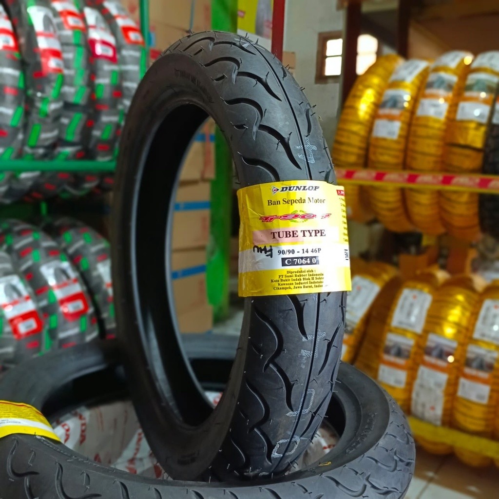 Ban Motor Dunlop TT901 Ring 14 70/90 -14 vario mio beat (BUKAN BAN TUBELESS)