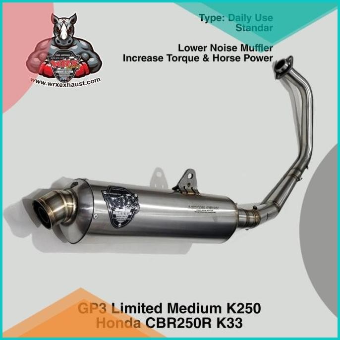 Knalpot WRX GP3 Limited K250 CBR250R 11OKTZ4 perkakas