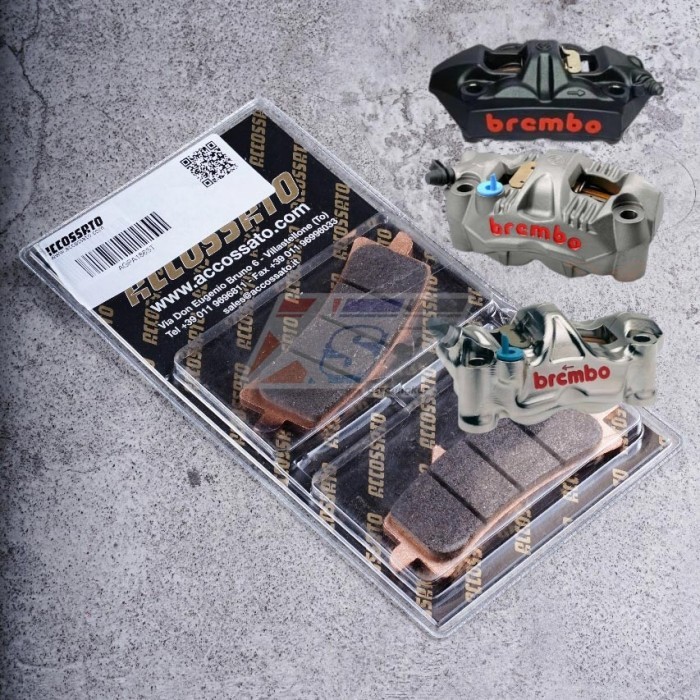 Kanvas Rem Brake Pads Accossato M4 M50 Gp4Rs Gp4Rx Gp4Rr Brembo Ori Terbaik