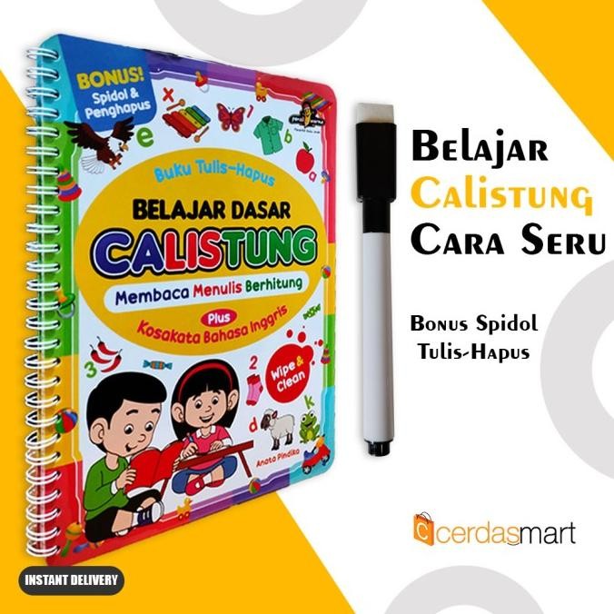 

Buku Anak & Tk Paud Belajar Dasar Calistung Tulis - Hapus Original Dan Terpercaya