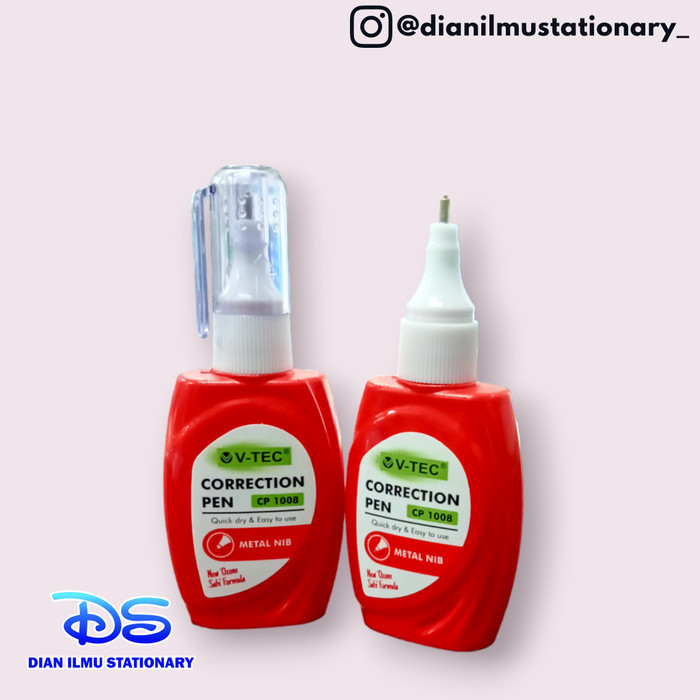 

Kualitas terbaik] Correction pen V-Tec cp 1008 (8ml)