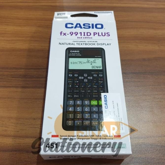 

BEBAS ONGKIR - Kalkulator scientific casio fx 991id plus 2