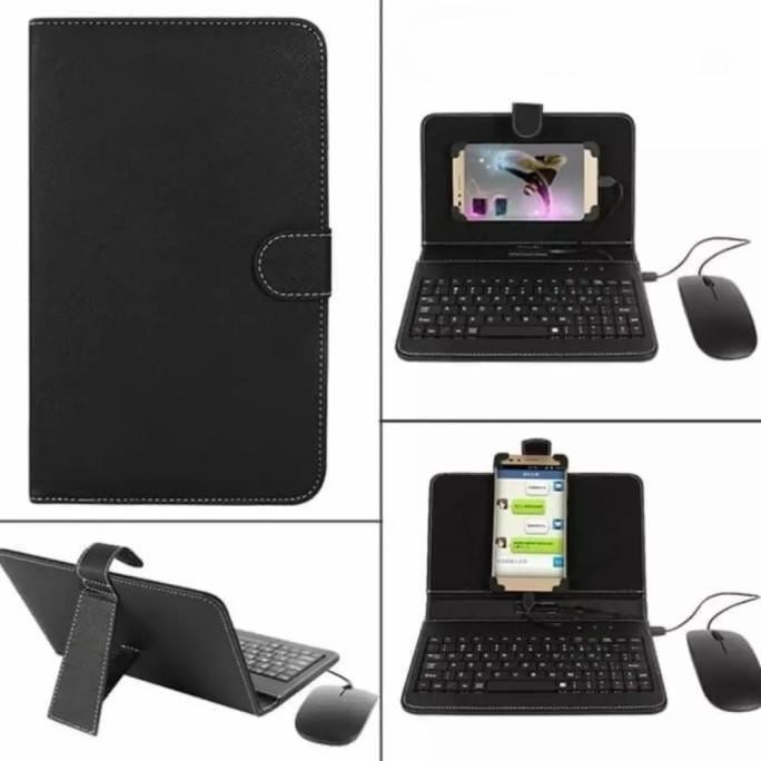 TERBARU - Keyboard Tablet + Mouse 7 Inch | Keyboard Android HP ukuran 7 IN