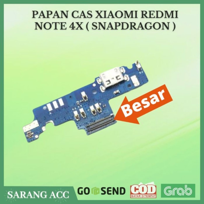 KONEKTOR CAS PAPAN CHARGER XIAOMI REDMI NOTE 4X SNAPDRAGON