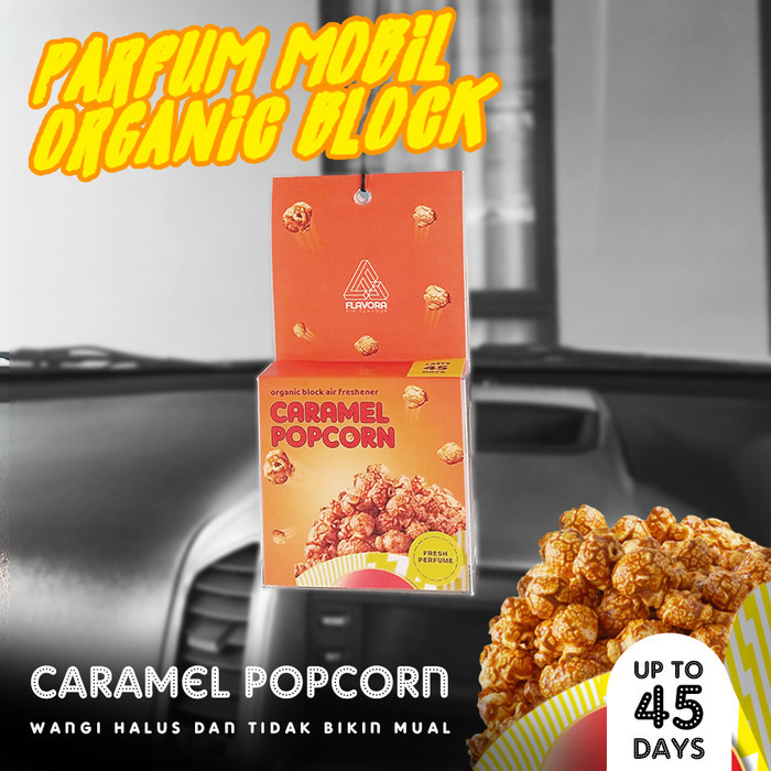 PENHARUM MOBIL WANGI CARAMEL POPCORN CAR FRESHENER XXI BIOSKOP