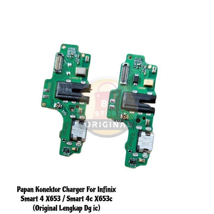 FLEXIBLE KONEKTOR CHARGER INFINIX SMART 4 X653, X653C PAPAN CAS ORI