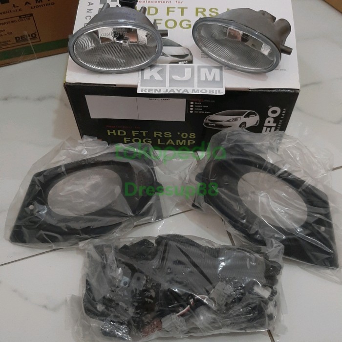 Foglamp Set Jazz Rs Ge8 2008 2009 Non Facelift