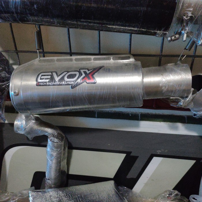 Knalpot Evox X1Gp Inlet 50Mm Knalpot 3Tech Silincer Only Original