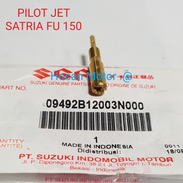 PILOT JET UKURAN STANDAR SATRIA FU 150 LAMA ASLI SGP