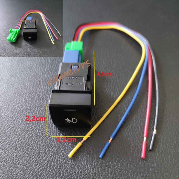 SAKLAR SWITCH FOGLAMP/RETRACT TOYOTA 2023 INNOVA ZENIX RUSH AGYA YARIS