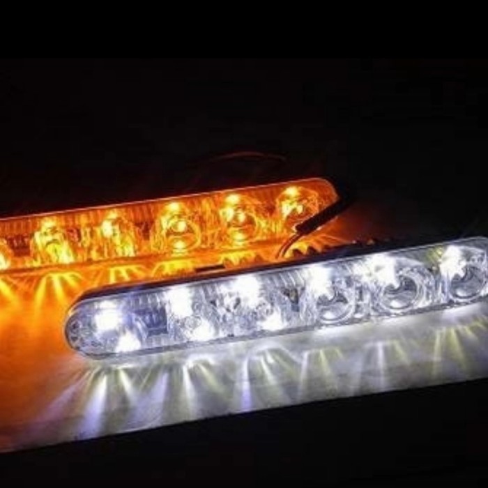 LAMPU DRL 6 TITIK PLUS SEN RUNNING