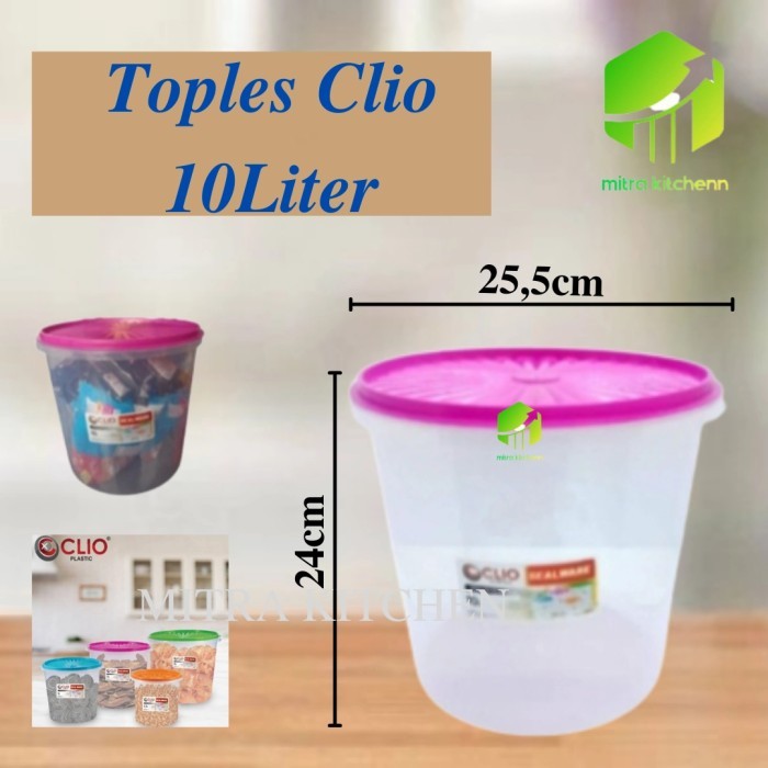 NEW Toples Krupuk 10Lt wadah krupuk toples kue jeler krupuk