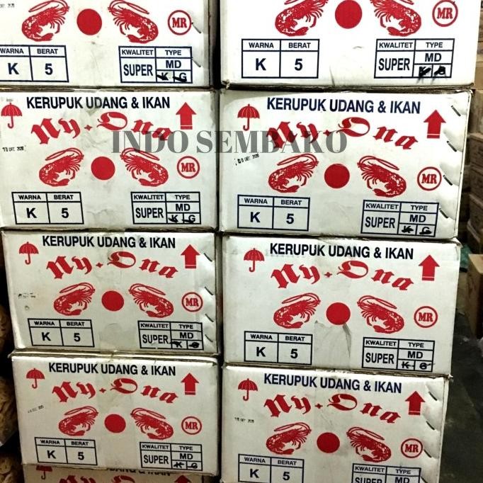 

Kerupuk Udang Ny Ona 5kg / Kerupuk Udang Nyonya Ona Dus 5kg