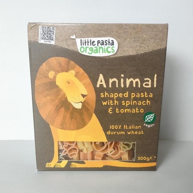 

Ready Little Pasta Organics - Pasta With Spinach Tomato Animal Shaped 300g