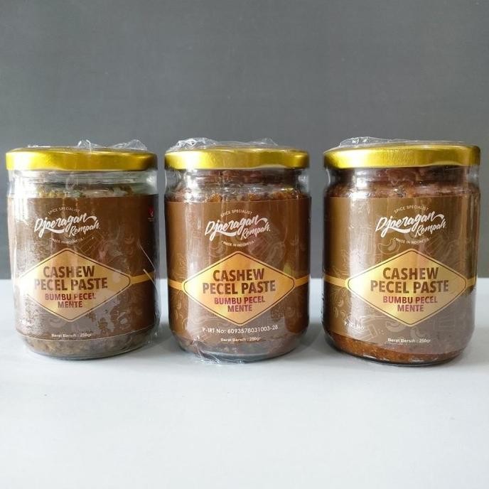 

Ready Bumbu Pecel Mente 250g Sedang Cashew Pecel Paste - Djoeragan Rempah