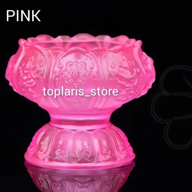 

Ready TEMPAT LILIN CANDLE TERATAI PINK