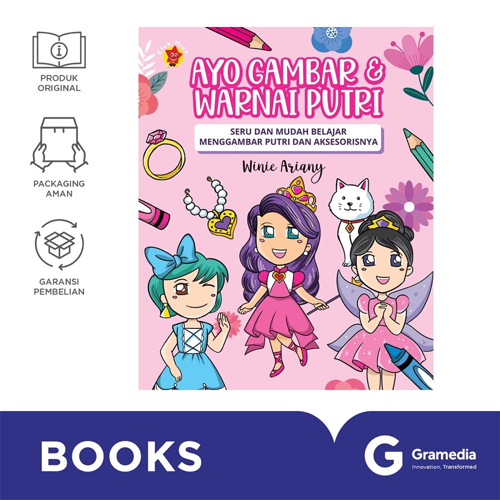 Ayo Gambar dan Warnai Putri