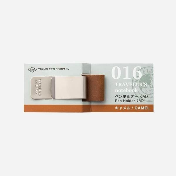 

Andra - Traveler'S Notebook Pen Holder Medium Size (M) - 016 Camel Coklat