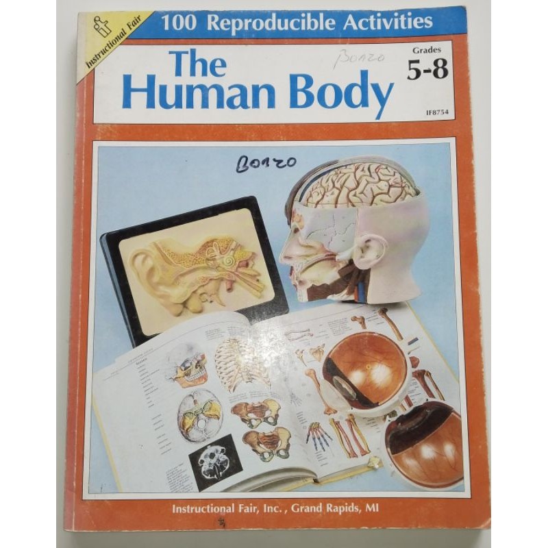 The Human Body 100 Activity Pages Buku Biologi Inggris Worksheet Badan Manusia