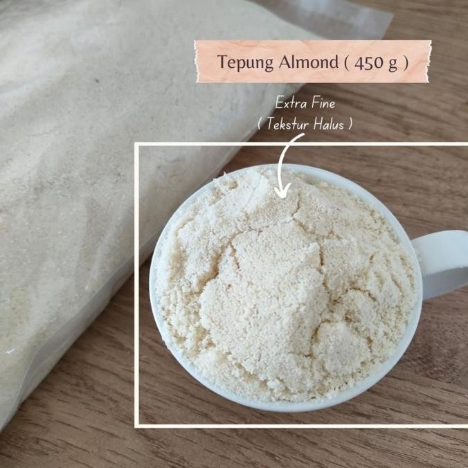 

Ready Blanched Almond Flour (Tepung Kacang ) - 450 gr