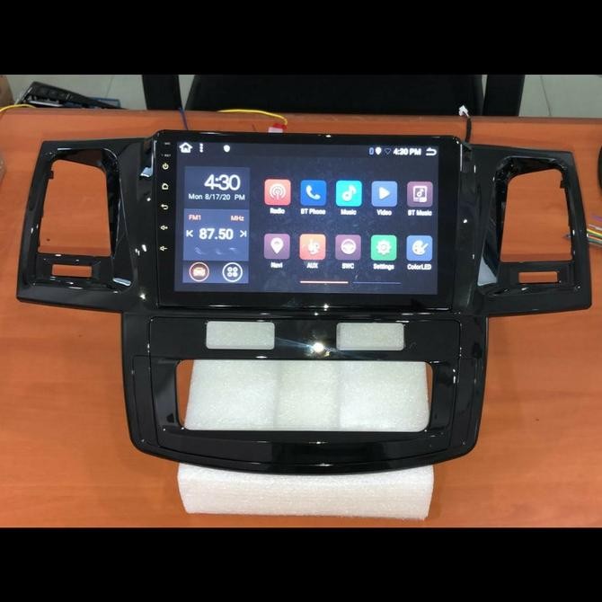 " Head Unit Android Oem Toyota Fortuner Vnt 2011 - 2015