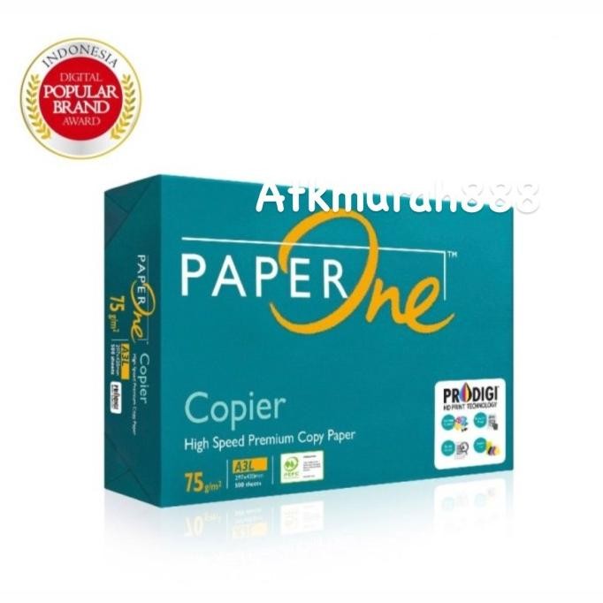 

BEBAS ONGKIR - Paperone A3 75 gram /khusus Gosend Grab / Kertas HVS Paling Murah/Box