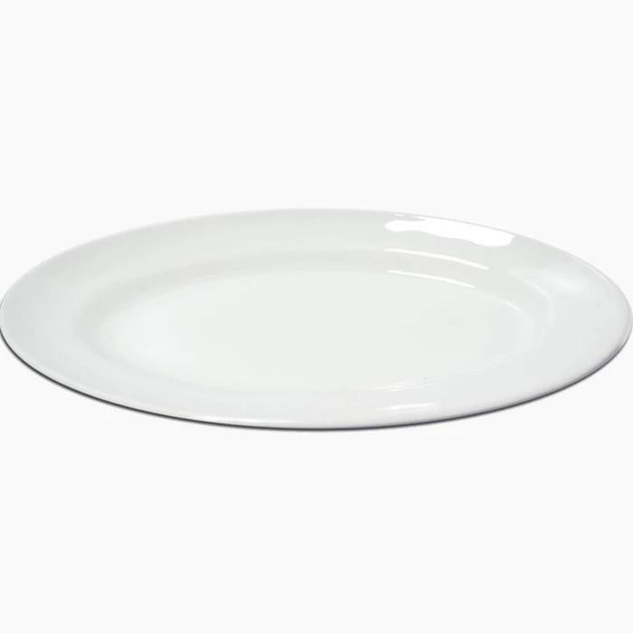 Piring Saji Ikan Oval Keramik 14 Inc 35Cm I Piring Keramik Oval 14"