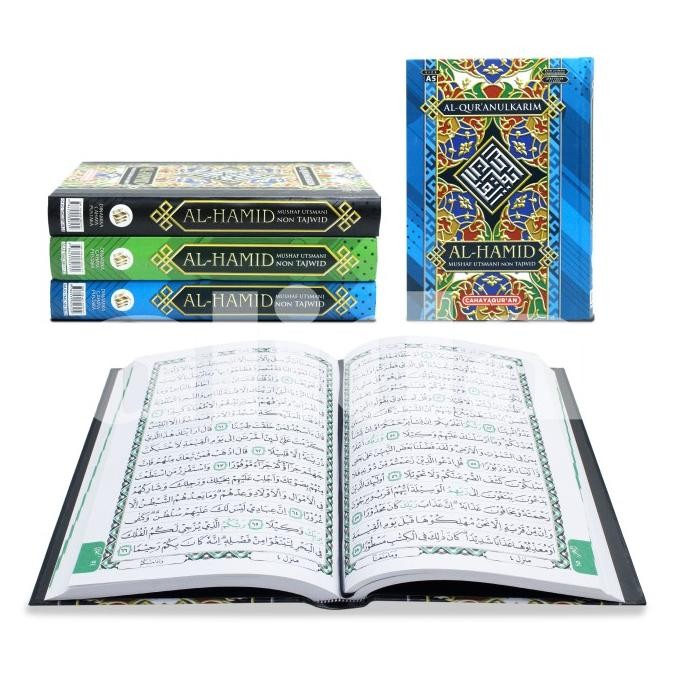 

siap kirim alquran utsmani 15 baris al-hamid uka5 al-quran kertas hvs alhamid