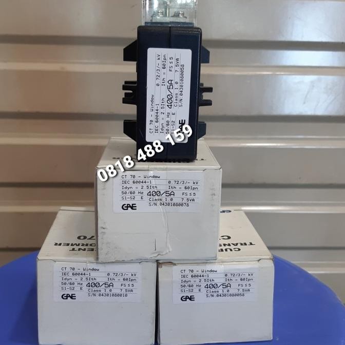 Miliki Gae Current Tranformer Ct70 400/5A