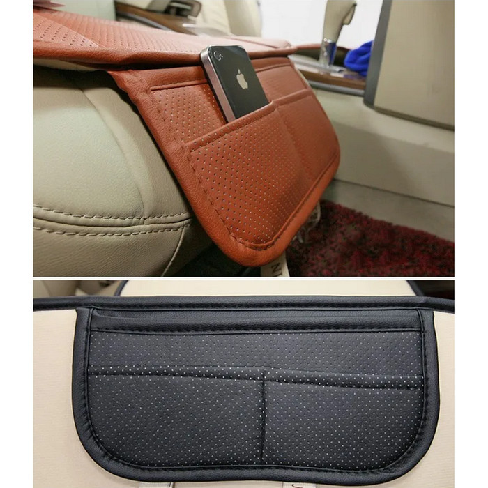 Cover Bantal Bantalan Alas Duduk Kursi Jok Mobil Kulit