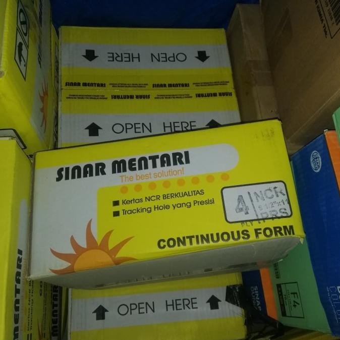 

NEW continuous form 9.5 x 11, 4 ply PRS sinar mentari