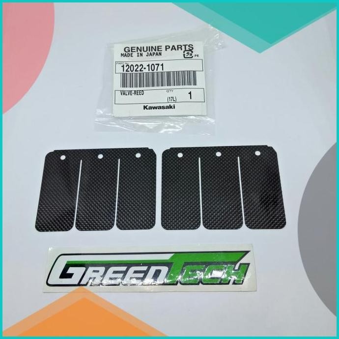 LIDAH MEMBRAN CARBON SEPASANG, ORI KAWASAKI KX125 PNP KE NINJA150 11OK