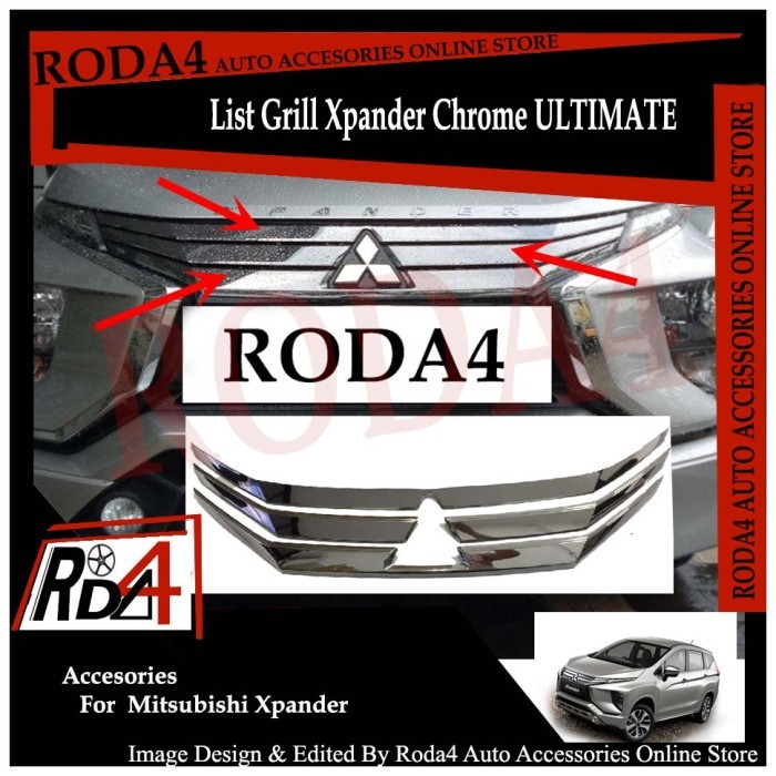 Cover Grill Xpander - List Grill Xpander Chrome Ultimate