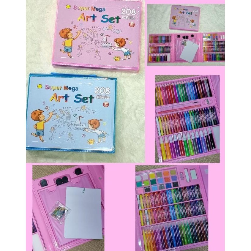 

Sale Crayon Set 208 Alat Mewarnai Anak Art Set Pensil Warna Alat Gambar