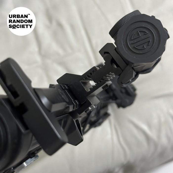 Scope Red Dot Sight Adaptor Mounting Rail Adjustable Tinggi HItam Premium