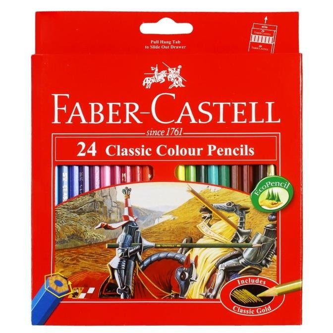 

Sale Pensil Warna Faber Castell Classic 24 Warna