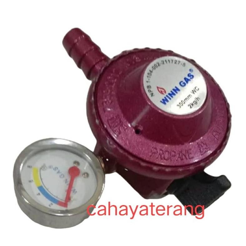 PENAWARAN EKSKLUSIF Kepala Gas Regulator Winn Gas + Meter ber SNI ||