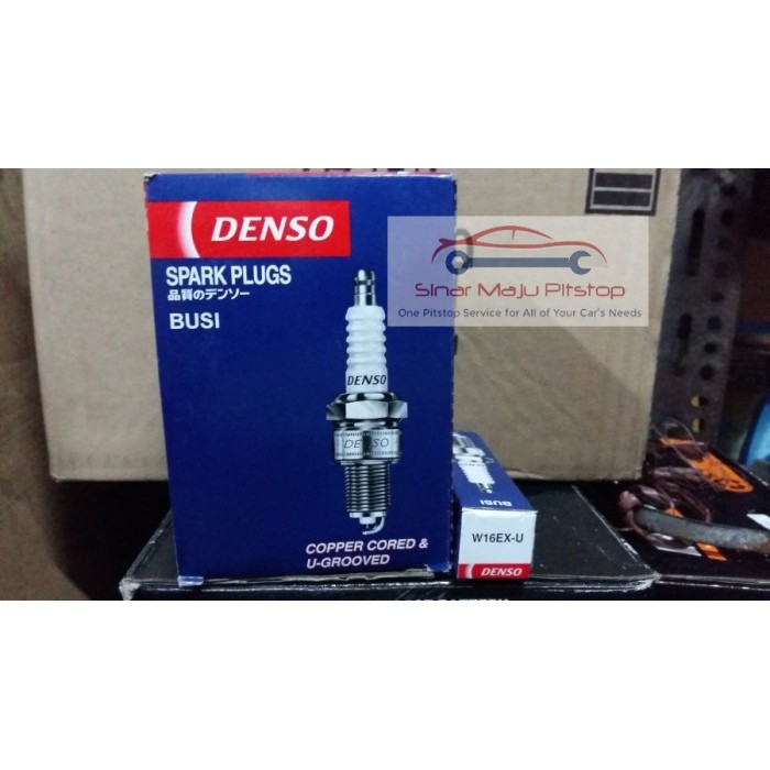 Busi Denso W16Ex-U Untuk Futura, L300, Colt 120, Dll Mobil Lama