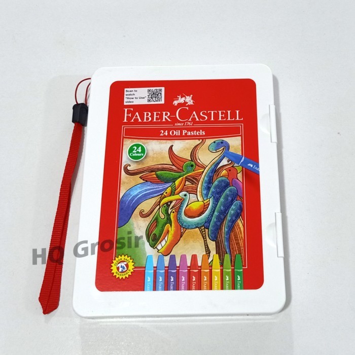 

CRAYON / OIL PASTEL FABER CASTELL - 1 SET 24 WARNA