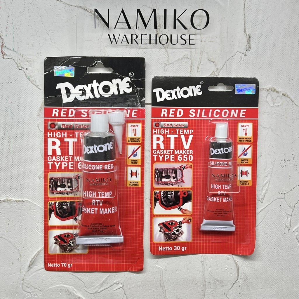 DEXTONE Lem Silikon Red Sealant 30 70 gr