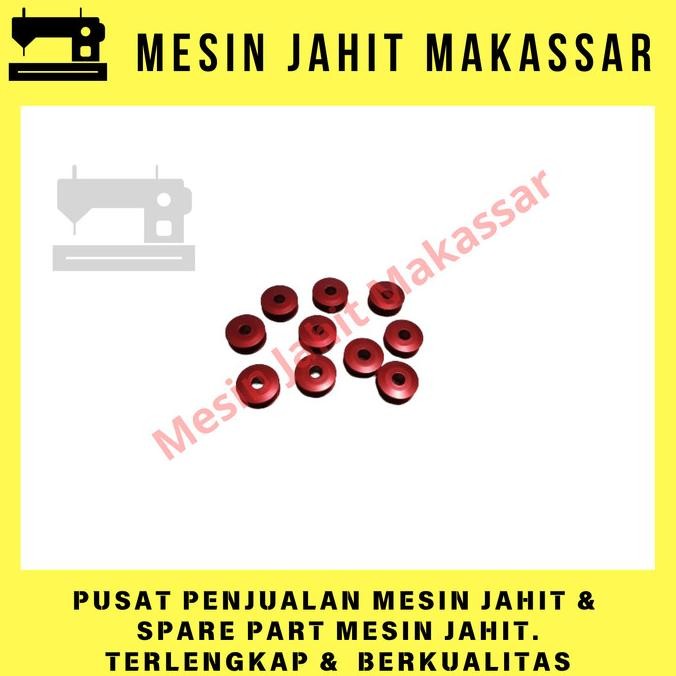 

#@#@#@#@] [ISI 10 PCS] Spool Aluminium Warna Merah Untuk Mesin Jahit Typical Kualitas Bagus