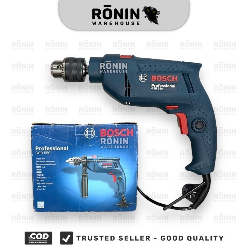 BOSCH Mesin Bor listrik beton ketok GSB 550 Impact Drill
