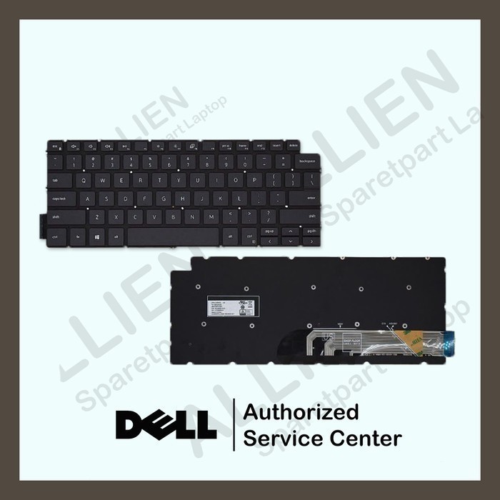 Original Keyboard Laptop Dell Inspiron 14 5000 14 5406 2-IN-1 P126G Non Lampu