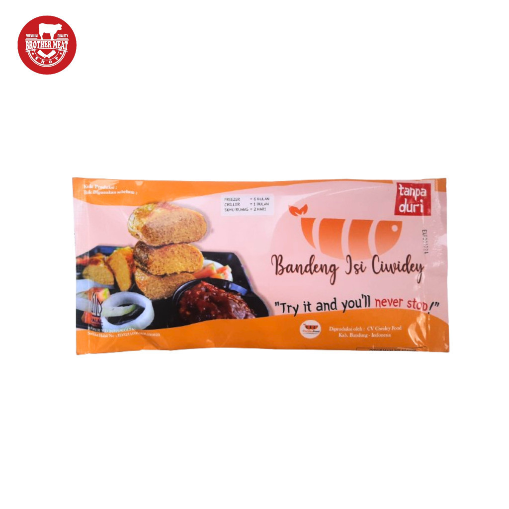 

Ciwidey Food Bandeng Isi Ciwidey Singles Jumbo 270gr, Brothermeatshop