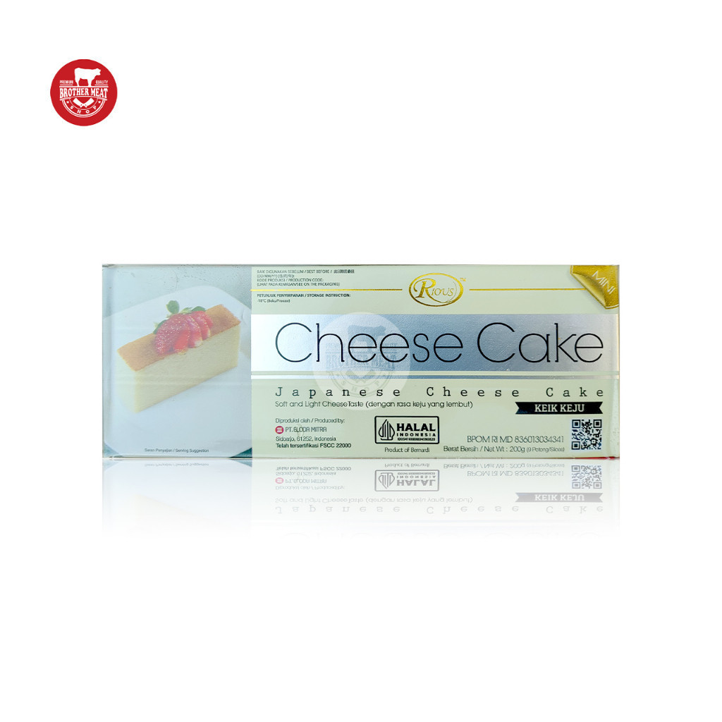 

RIOUS Light Cheese Cake 200gr