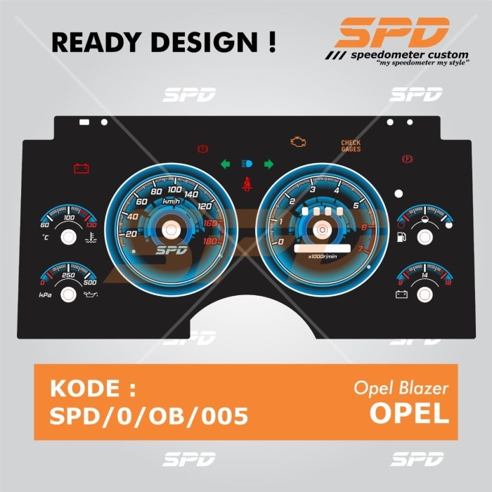 Terlaris Panel Speedometer Custom Chevrolet Opel Blazer - Spd Speedometer 1