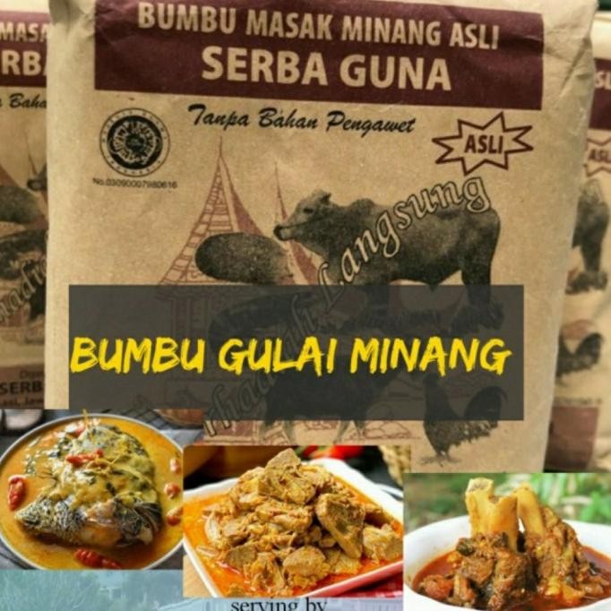 

Bumbu masak minang serba guna 500gr/bumbu gulai minang HT